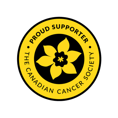 Proud supporter of the Canadian Cancer Society badge